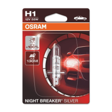  Osram Night Breaker Silver H1 12V 55W +100% autó izzó autó izzó, izzókészlet