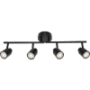 Osram Primal LED szpotlámpa, falra szerelhető, forgatható, 4xGU10, fekete (4099854587405)