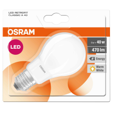 Osram RETRO LED KÖRTE IZZÓ 6W/40W E27 MATT izzó