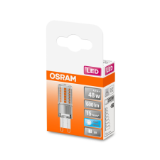  OSRAM Star 230V LED kapszula, átlátszó búra, 4,8W 600lm 4000K G9, átlagos élettartam: 15000 óra, fényszín: hideg fehér LED ST PIN 230V 48 CL 4.8W 4000K G9 ( 4058075432482 ) izzó