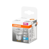 OSRAM Star 230V LED PAR16 spot, üveg ház, 2,6W 230lm 4000K GU10, átlagos élettartam: 15000 óra, fényszín: hideg fehér LED ST PAR16 35 36° 2.6W 4000K GU10 ( 4058075431737 )