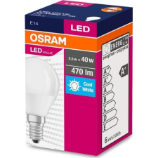 Osram VALUE KISGÖMB 40 5,7W 4000K MŰANYAG MATT E14 (4058075147911) izzó
