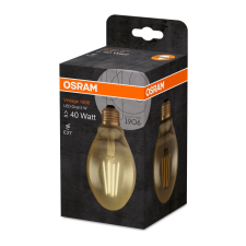  OSRAM Vintage LED tojás, átlátszó üveg búra, 4,5W 420lm 2500K E27, átlagos élettartam: 15000 óra, fényszín: extra meleg fehér LED VINTAGE CL OVAL 36 FIL 4.5W 2500K E27 ( 4058075091979 ) izzó