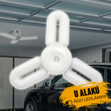 Összecsukható 3 ágú led izzó U-alakú izzó