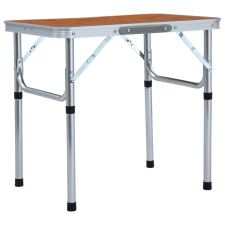 összecsukható alumínium kempingasztal 60 x 45 cm kemping felszerelés