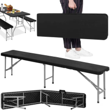 Összecsukható catering pad 183×30×44 cm, HDPE, 150 kg teherbírás kerti bútor