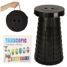  Összecsukható kemping horgász szék állítható magasság, fekete horgászszék, ágy