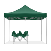 Összecsukható kerti pavilon 3x3 méteres sátor Zöld