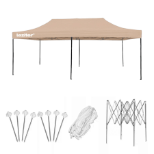  Összecsukható kerti pavilon 3x6 m kerti bútor