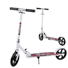 Összecsukható roller nagy kerekekkel, Fehér - MS-004 roller