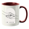  Összefonódó kezek In Love Bögre (másik oldalra fotó és felirat kérhető)