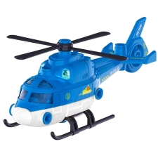 Összeszerelhető játék rendőr helikopter, világít - 29 darabos helikopter és repülő