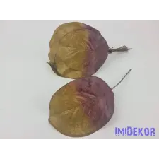  Őszi bőrlevél - Sárga-Vörös dekorációs kellék