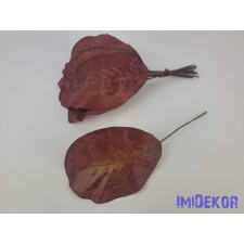  Őszi bőrlevél - Vörös dekorációs kellék