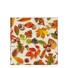 Őszi Levelek Papírszalvéta - 20 db - 25x25 cm papírárú, csomagoló és tárolóeszköz