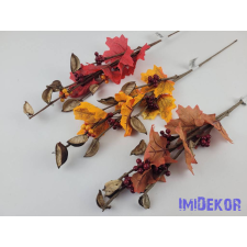  Őszi leveles bogyós terméses ág 51cm 3 féle dekorációs kellék