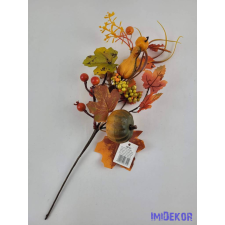  Őszi tökös ág 37cm dekorációs kellék