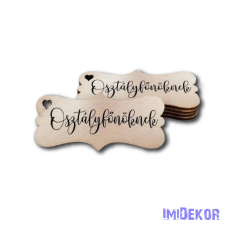 Osztályfőnöknek 3,2x7,2 cm - Kutyacsont biléta dekorációs kellék