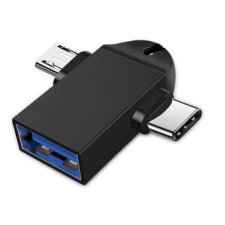 OTG átalakító adapter (USB 3.0 -> USB-C/MikroUSB) kábel és adapter
