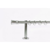 other 19 mm Ø Sevilla függönykarnis szett, 1 soros, inox, block tartóval (200 cm)