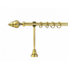 other 19 mm Ø Torino függönykarnis szett, 1 soros, óarany, nyitott tartóval (120 cm)