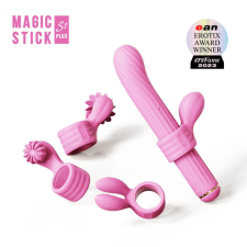 Otouch Magic Stick - vibrátor cserélhető csiklókarral (pink) vibrátorok