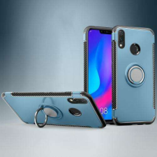 OTT! HUAWEI nova 3i, P Smart+, OTT! METAL RING mobiltok, Világoskék tok és táska