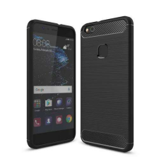 OTT! HUAWEI P10 lite, OTT! CARBON mobiltok, Karbon mintás, Fekete tok és táska