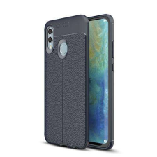 OTT! HUAWEI P Smart (2019), Honor 10 Lite, OTT! LEATHER mobiltok, Sötétkék tok és táska
