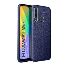 OTT! HUAWEI Y6p, OTT! LEATHER mobiltok, Sötétkék tok és táska