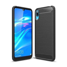 OTT! HUAWEI Y7 Pro (2019), Enjoy 9, OTT! CARBON mobiltok, Karbon mintás, Fekete tok és táska