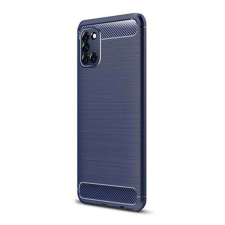 OTT! SAMSUNG Galaxy A31 (SM-A315F), OTT! CARBON mobiltok, Karbon mintás, Sötétkék tok és táska