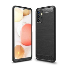 OTT! SAMSUNG Galaxy A32 5G (SM-A326B), OTT! CARBON mobiltok, Karbon mintás, Fekete tok és táska