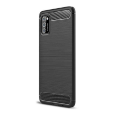 OTT! SAMSUNG Galaxy A41 (SM-A415F), OTT! CARBON mobiltok, Karbon mintás, Fekete tok és táska