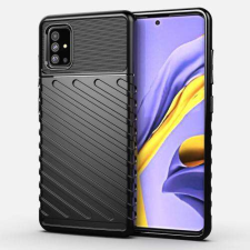 OTT! SAMSUNG Galaxy A51 (SM-A515F), OTT! THUNDER SERIES mobiltok, Fekete tok és táska