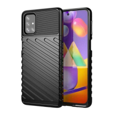 OTT! SAMSUNG Galaxy M31s (SM-M317F), OTT! THUNDER SERIES mobiltok, Fekete tok és táska