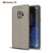 OTT! SAMSUNG SM-G960 Galaxy S9, OTT! LEATHER SERIES mobiltok, Szürke tok és táska
