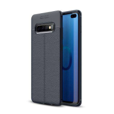 OTT! SAMSUNG SM-G975F Galaxy S10+, OTT! LEATHER SERIES mobiltok, Kék tok és táska