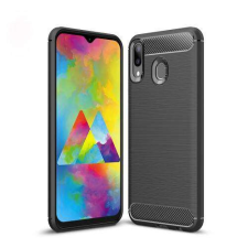 OTT! SAMSUNG SM-M205F Galaxy M20, OTT! CARBON mobiltok, Karbon mintás, Fekete tok és táska