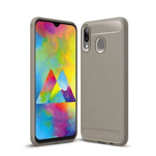OTT! SAMSUNG SM-M205F Galaxy M20, OTT! CARBON mobiltok, Karbon mintás, Szürke tok és táska