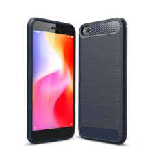 OTT! Xiaomi Redmi Go, OTT! CARBON mobiltok, Karbon mintás, Sötétkék tok és táska
