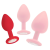Ouch Regular Diamond Butt Plug - piros