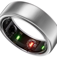 Oura Ring Gen3 Horizon Brushed Titanium, 12 okosgyűrű