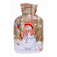 OUT OF THE BLUE Karácsonyi melegvizes palack Hóember mintával karácsonyi dekoráció