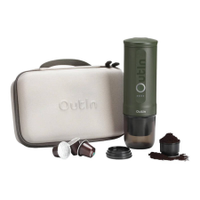 OUTIN Nano 7500mAh portable coffee maker set (Green) + protective case kávéfőző