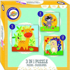 OVIS Puzzle 3 az 1 ben kis állatok puzzle, kirakós