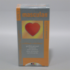Óvszer masculan 3-as bordázott 10 db óvszer