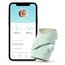 Owlet Smart Sock 3 - okos zokni, 0-18 hónap (világoszöld) gyógyászati segédeszköz