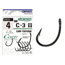 Owner Carp C-3 53263 #8 füles horog 8 db/csg horog