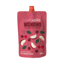 Owolovo 100% gyümölcspüré alma-cseresznye 200ml üdítő, ásványviz, gyümölcslé